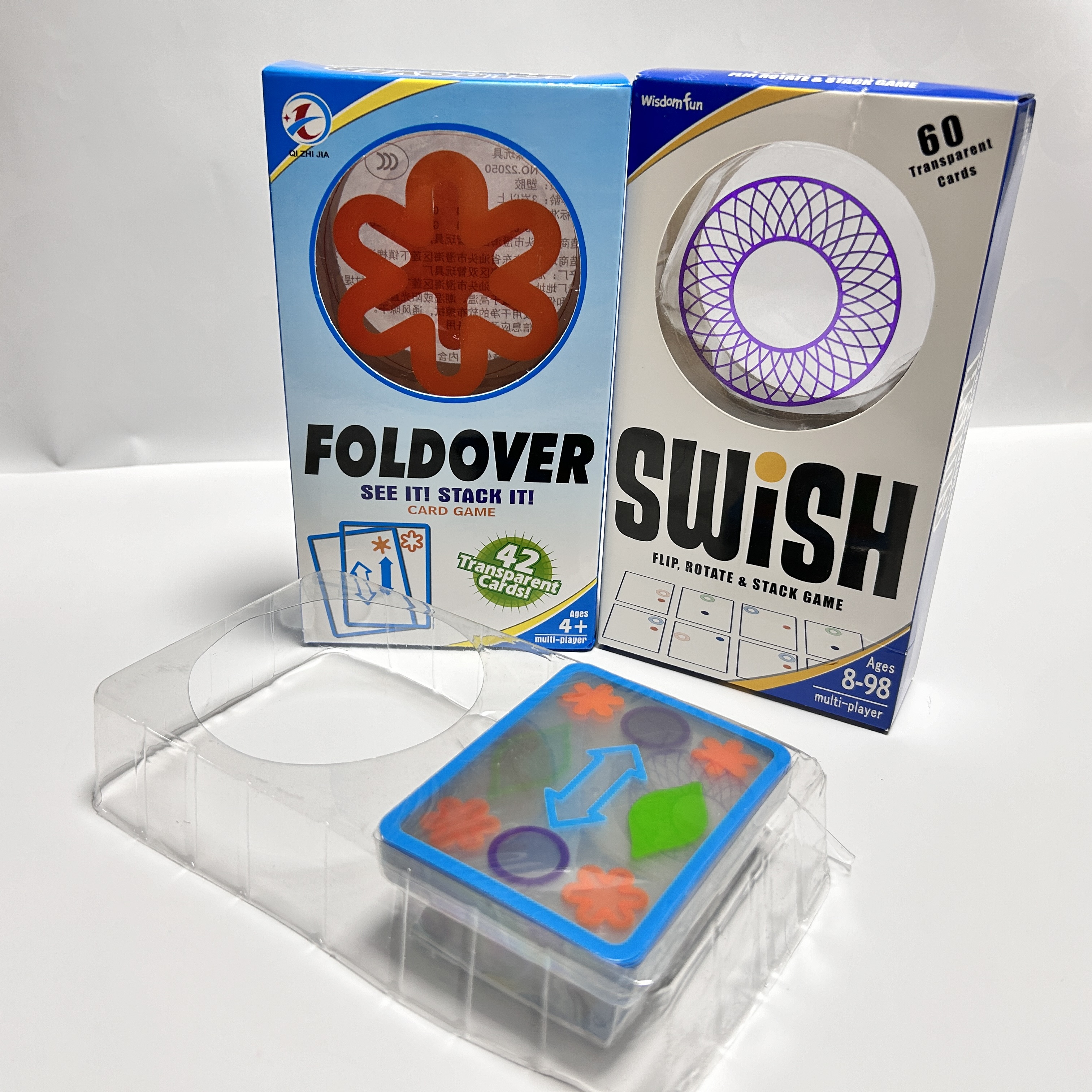 Custom 3D Flash Paper Card Games Educational Playing Cards for Kids And Adults